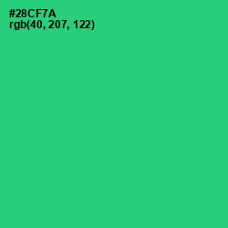 #28CF7A - Malachite Color Image