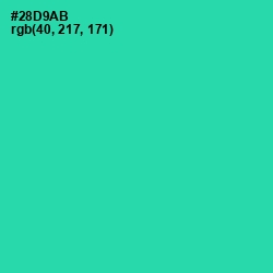 #28D9AB - Puerto Rico Color Image