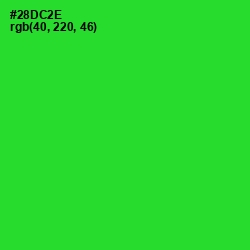 #28DC2E - Harlequin Color Image