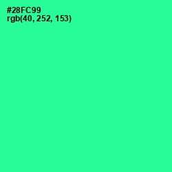 #28FC99 - Shamrock Color Image