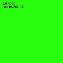 #28FD0D - Harlequin Color Image