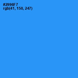 #2996F7 - Dodger Blue Color Image