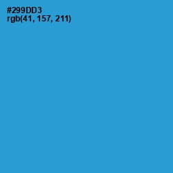 #299DD3 - Curious Blue Color Image