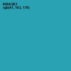 #29A3B3 - Pelorous Color Image