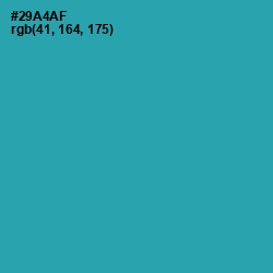 #29A4AF - Pelorous Color Image