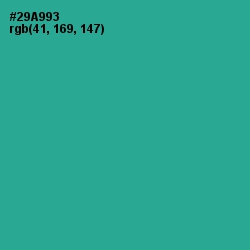 #29A993 - Jungle Green Color Image