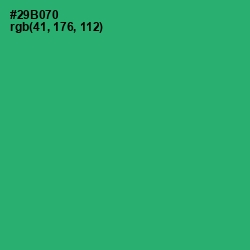 #29B070 - Jade Color Image