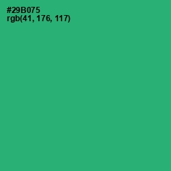 #29B075 - Jade Color Image