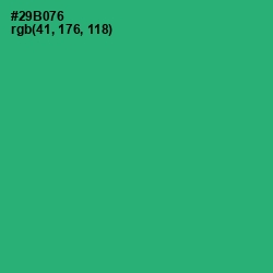 #29B076 - Jade Color Image