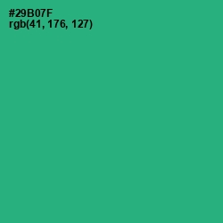 #29B07F - Jade Color Image