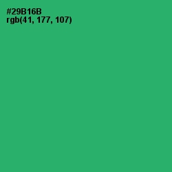 #29B16B - Jade Color Image