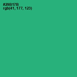 #29B17B - Jade Color Image