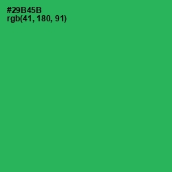 #29B45B - Sea Green Color Image