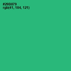 #29B879 - Jade Color Image