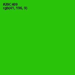 #29C409 - Harlequin Color Image