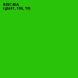 #29C40A - Harlequin Color Image