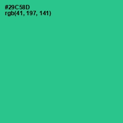 #29C58D - Shamrock Color Image