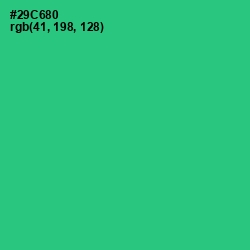 #29C680 - Shamrock Color Image