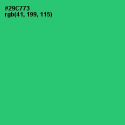 #29C773 - Malachite Color Image