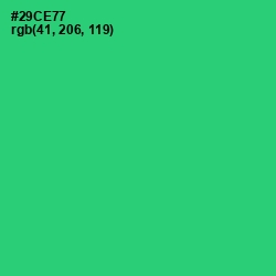 #29CE77 - Malachite Color Image