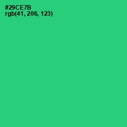 #29CE7B - Malachite Color Image