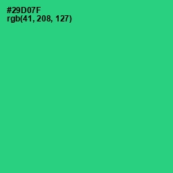 #29D07F - Malachite Color Image