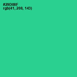 #29D08F - Shamrock Color Image