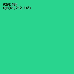 #29D48F - Shamrock Color Image