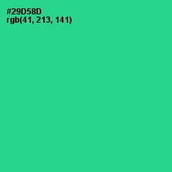 #29D58D - Shamrock Color Image