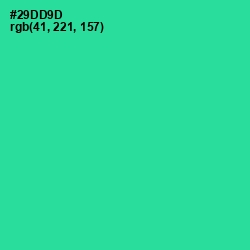 #29DD9D - Shamrock Color Image