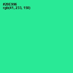 #29E996 - Shamrock Color Image