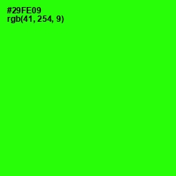 #29FE09 - Harlequin Color Image
