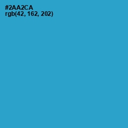 #2AA2CA - Scooter Color Image