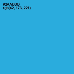 #2AADDD - Scooter Color Image