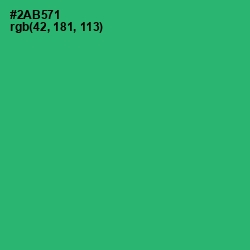 #2AB571 - Jade Color Image