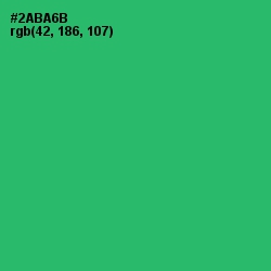#2ABA6B - Jade Color Image
