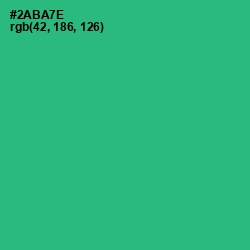 #2ABA7E - Jade Color Image