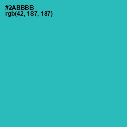 #2ABBBB - Pelorous Color Image