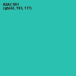 #2AC1B1 - Puerto Rico Color Image