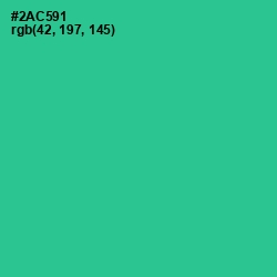 #2AC591 - Shamrock Color Image