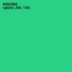 #2AD086 - Shamrock Color Image
