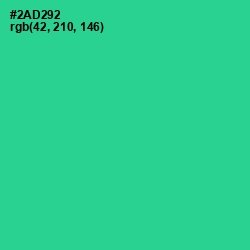 #2AD292 - Shamrock Color Image