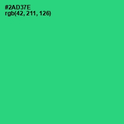 #2AD37E - Malachite Color Image