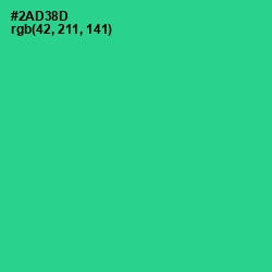 #2AD38D - Shamrock Color Image