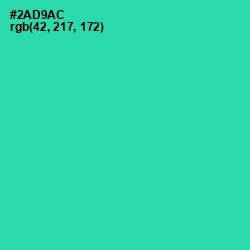 #2AD9AC - Puerto Rico Color Image