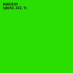 #2ADE01 - Harlequin Color Image