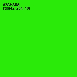 #2AEA0A - Harlequin Color Image