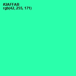 #2AFFAB - Shamrock Color Image