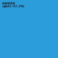 #2B9DDB - Curious Blue Color Image