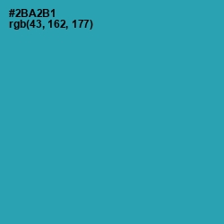 #2BA2B1 - Pelorous Color Image